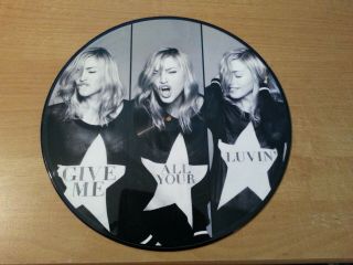 Rare Picture Disc Give Me All Your Luvin Madonna