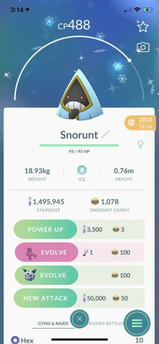 Pokemon Go Shiny Snorunt And Latias Rare