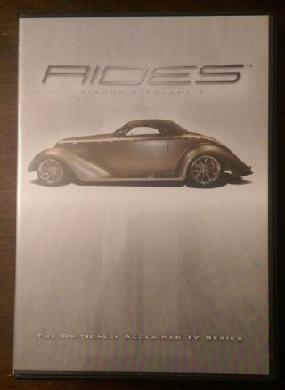 Rides Season 4 Four Volume 1 One Dvd Out Of Print Rare Tv Series 3 - Disc Set Oop