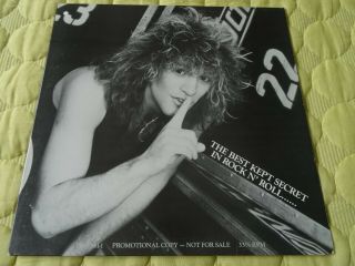 Bon Jovi Silent Night Usa 12 " Mega Rare Promo Gatefold Sleeve