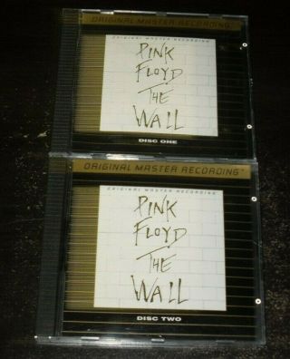 Pink Floyd ‎– The Wall [2 - Disc] - Mfsl - Udcd 2 - 537 - Gold Cd - Rare