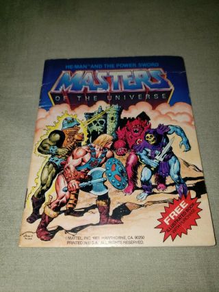 Motu He - Man The Power Sword,  Minicomic Book Masters Of The Universe 1981 1 Rare