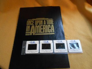 Once Upon A Time In America Pamphlet W/35mm Slides Rare Robert Deniro