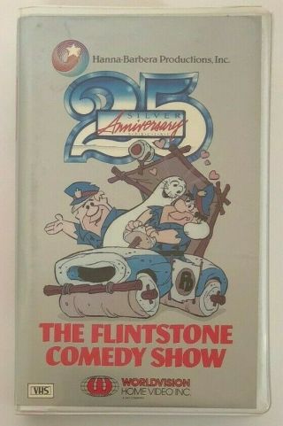The Flintstone Comedy Show Rare & Oop Hanna Barbera Worldvision Clamshell Vhs