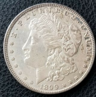 1899 P Morgan Silver Dollar Rare Circulated Philadelphia $1 Us Coin 190036