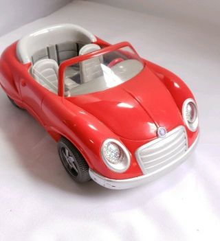 2002 Rare Fisher Price Loving Family Red Convertible Car Vintage Htf 4 Dollhouse