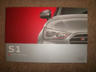 2014 Audi S1 Quattro Rare Brochure