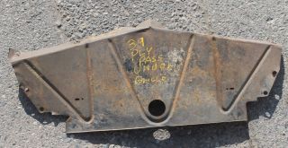 1939 Plymouth Under Grille Grill Pan Valance Rare S