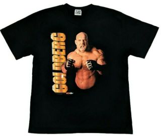Goldberg Wcw Wrestling Vintage Rare 1998 T - Shirt Size L Black