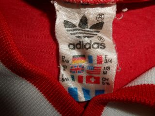 Adidas True Vintage Rare Trefoil 80 ' s West Germany Football Jersey Shirt Trikot 3