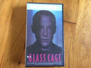 1985 In A Glass Cage Vhs Rare Oop Big Box Video