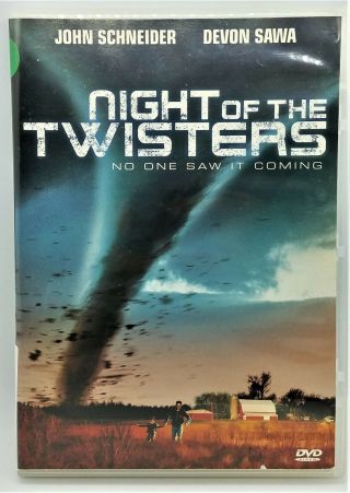 Night Of The Twisters Rare Out Of Print Dvd 197 John Schneider