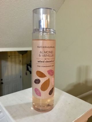 Bath Body And Vanilla Almond Mist Fragrance Spray Rare Bbw 90 Full