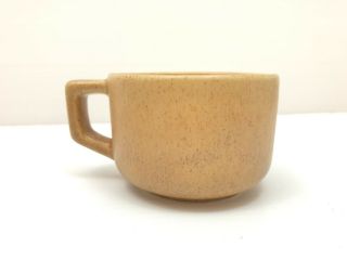 Vtg Mccoy Coffee Cup Mug Mid Century Caramel Brown Speckle 1950s Rare
