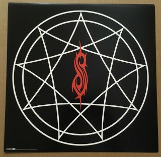 Slipknot Ultra Rare 2001 Double Sided Promo Poster Flat For Iowa Cd Usa