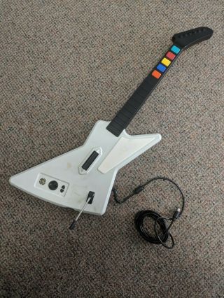 Xbox 360 Guitar Hero Gibson Redoctane Xplorer Guitar Wire Controller 95055 Rare
