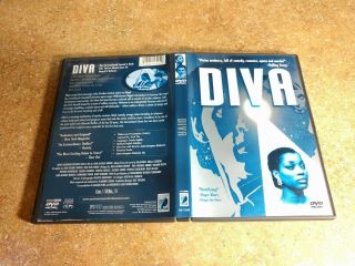 Diva (dvd,  2001) - Anchor Bay Edition - Oop Rare With Insert