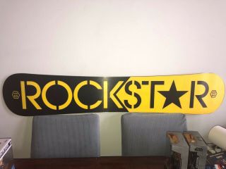 Rockstar Snowboard Rare Promotional Sweepstakes 158 Rs Energy Drink - No Bindings