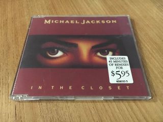 Michael Jackson In The Closet Cd Single Rare Australian Remixes 8 Track Remixes