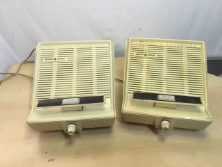 Rare Vintage Ge Solid State Portable Wireless Intercom System Set Of 2 W - 305a