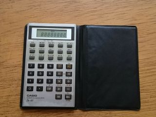 Rare Casio Fx - 68 Scientific Mini Calculator Credit Card Size Fx68 Fx 68