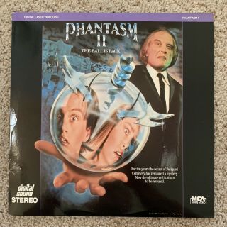 Phantasm Ii - The Ball Is Back Laserdisc - Very Rare Horror