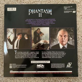 Phantasm II - The Ball Is Back Laserdisc - VERY RARE HORROR 2