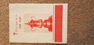 Exeter City v Chelsea 27/1/1951 rare souvenir issue 2