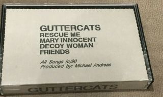 Guttercats Demo Cassette 1990 Hair Metal Glam Rock Married With Children Rare