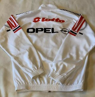 AC Milan Vintage Tracksuit Jacket White Season 94/95 Lotto Opel - Extremely Rare 8
