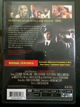 Red Nights of the Gestapo Uncut DVD - Rare,  OOP 2