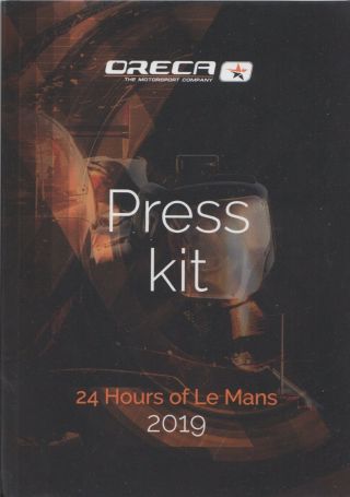 Oreca Press Kit 24 Hours Of Le Mans 2019 Rare.
