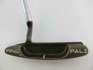 Ping Pal 2 Becu Beryllium Copper 35 " Classic Rh Putter Golf Club Rare
