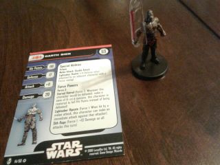 Darth Sion 14 Very Rare Star Wars Miniature Knights Of The Old Republic