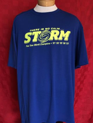 Rare Tampa Bay Storm Arena Football League Afl 5 Time World Champions Shirt