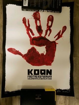 Korn Poster Rare Berlin Emek 2008 Number 143/200