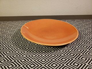 Rare Mid Century Red Wing Pottery Town&country Eva Zeisel Peach 8 " Salad Plate