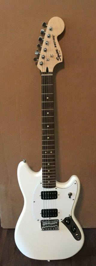 Fender Squier Mustang Rare White Color Fsr