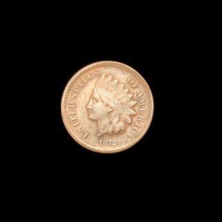 1872 U.  S.  1c Indian Head Cent In Xf,  - Rare Date In