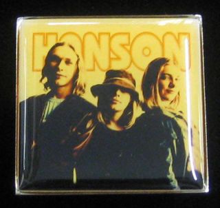 Hanson Rare Htf Band Photo Metal Pin Badge For Jacket/shirt/hat Isaac Taylor Zac