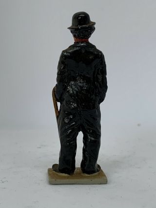 Vintage RARE Metal Charlie Chaplin Toy Figure soldier (17) 2