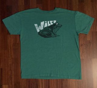 Wilco Alternative Rock Band Frog Shirt Size Xl Green Usa Soft Spun Rare
