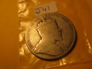1906 Canada Rare 50 Cent Silver Coin Id J41.