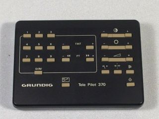 Vintage Rare German Grundig Tv Remote Control Tele Pilot 370