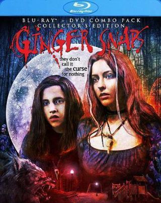 Ginger Snaps Blu - Ray With Slipcover Collector’s Edition Scream Factory Rare Oop
