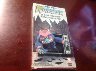 My Pet Monster (vhs) Live - Action Videocassette 1986 Rare Cult Kids Flick