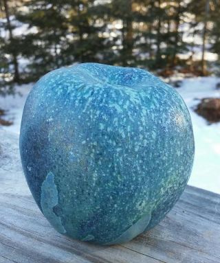 Rare Hard To Find Vintage Andersen Design Apple Weed Pot/vase.  Boothbay,  Maine