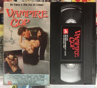 Vampire Cop (1990) Rare Oop Htf Horror/sleaze Vhs