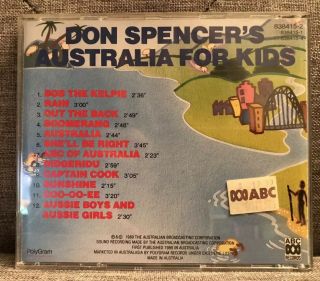 DON SPENCER’S Australia For Kids CD rare ABC FOR KIDS MUSIC 1989 disc 4