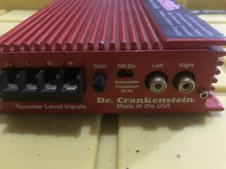 Rare Old School US Amps Style Dr Crankenstein M80 Car Stereo Amplifier Audio 3